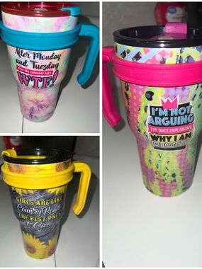 3 Tumbler Cups